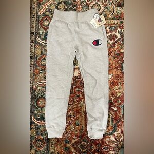 Champion Unisex Reverse Weave Grey Sweatpants Small